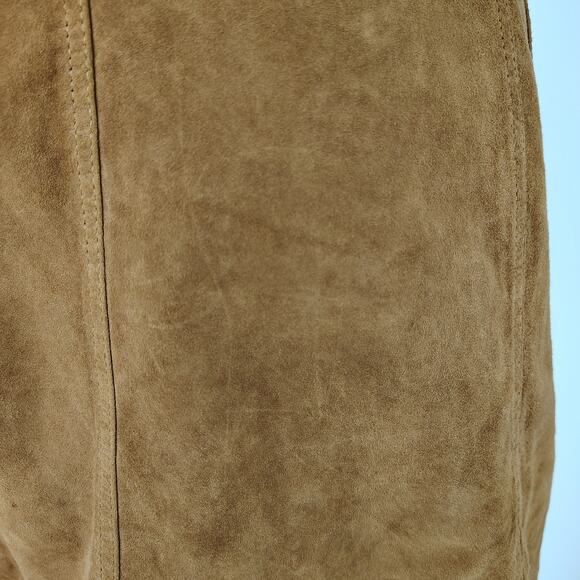 Denim & Supply Ralph Lauren Suede Button Front Skirt Size 30 - Picture 13 of 13